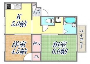 ハイツKSの物件間取画像